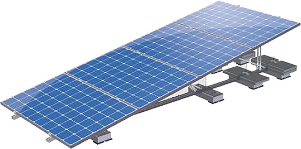 ValkDouble - 2 Module quer - 10°, Modulbreite 980-1010 mm, Modulhöhe 28-50 mm
